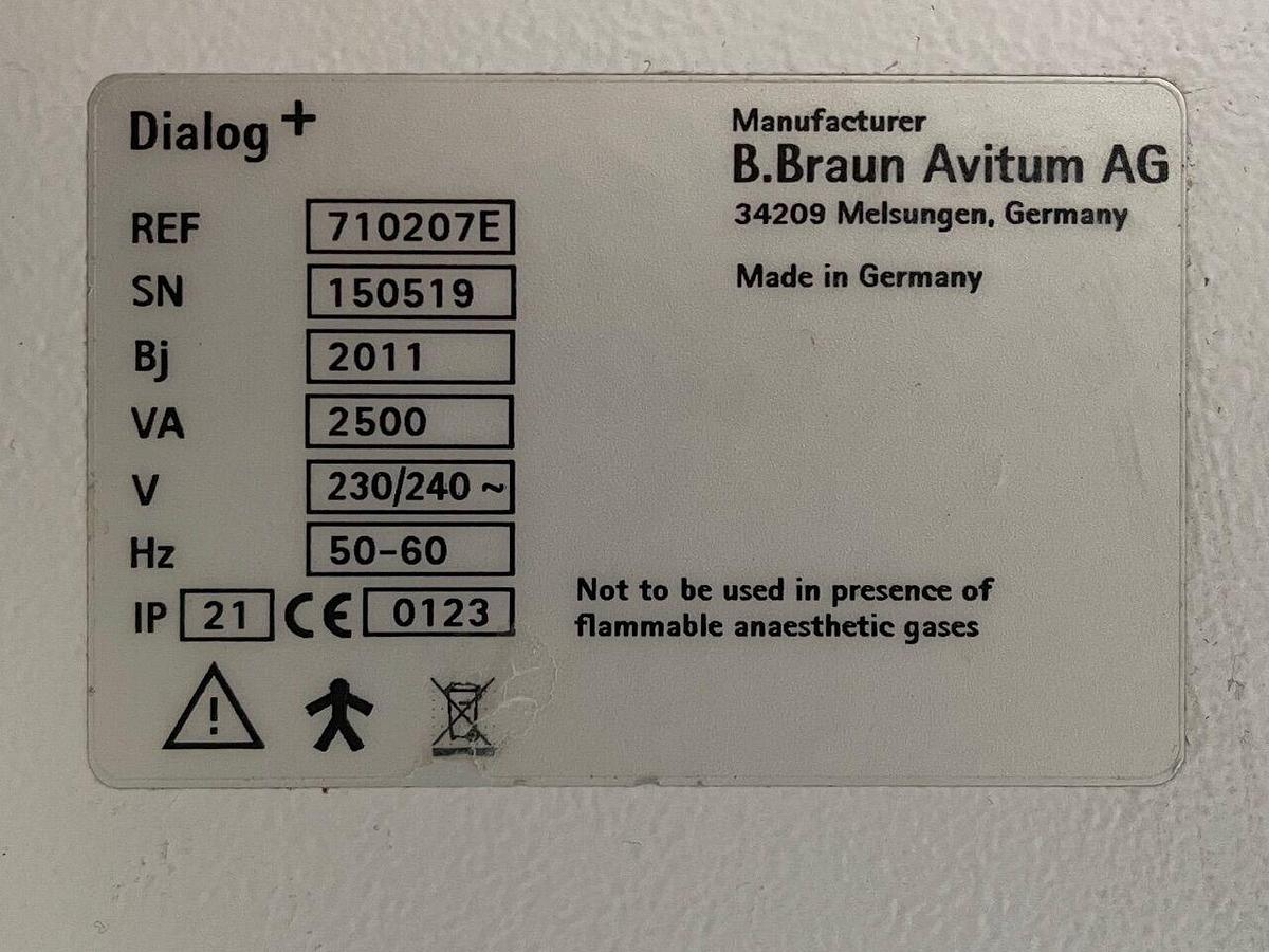 Used B BRAUN Dialog + Adimea