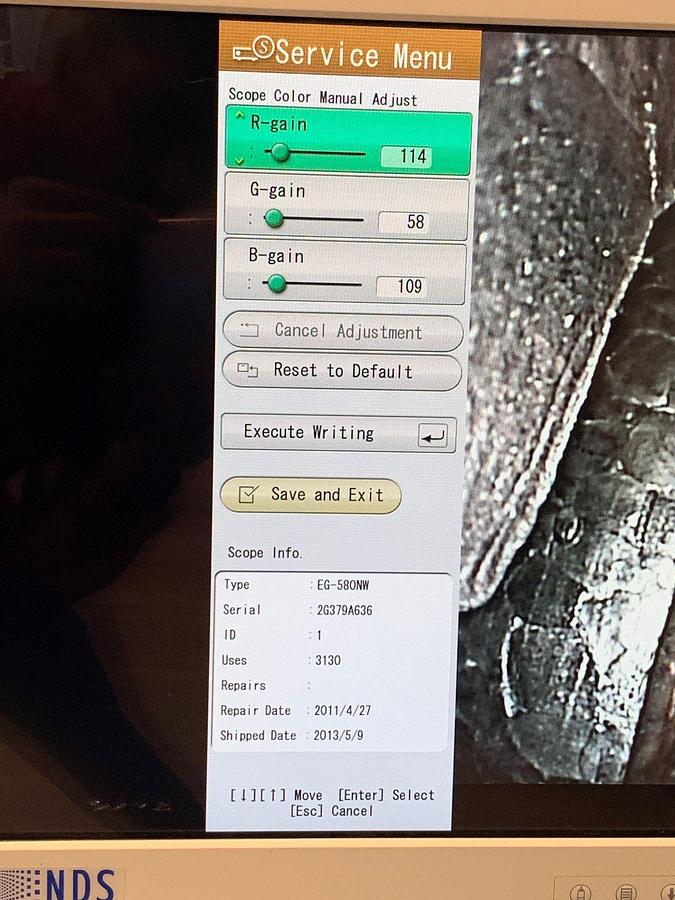 Used FUJINON EG-580NW
