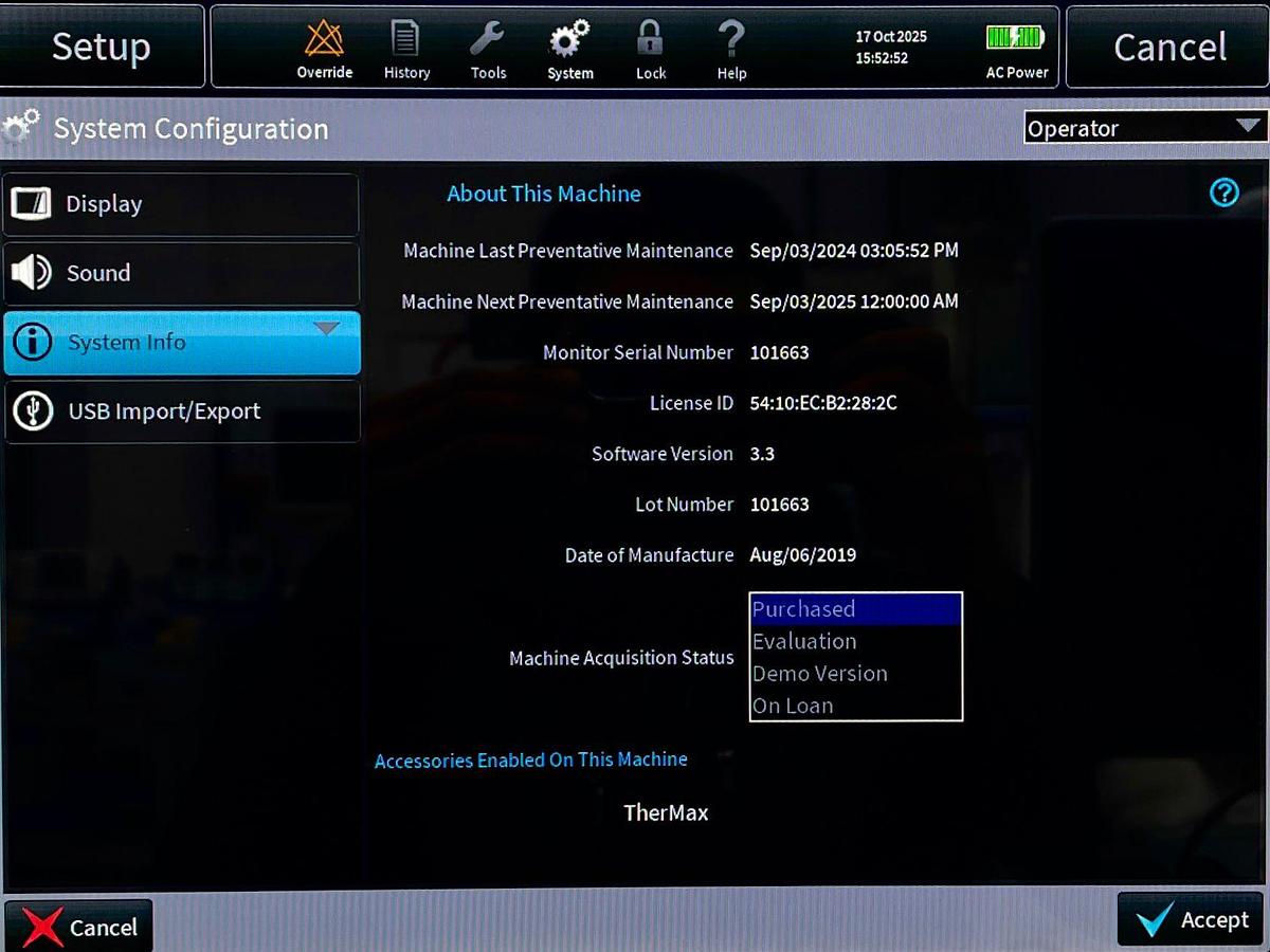 Used 9x Baxter PrismaX CRRT Dialysis Machines YOM: 2019