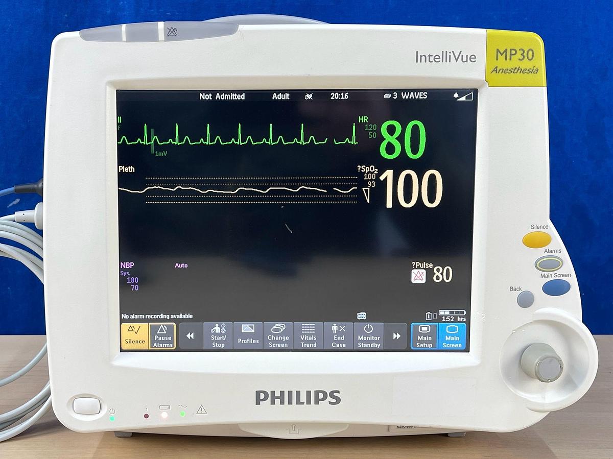 Used Philips IntelliVue MP30 Patient monitor, YOM: 2016