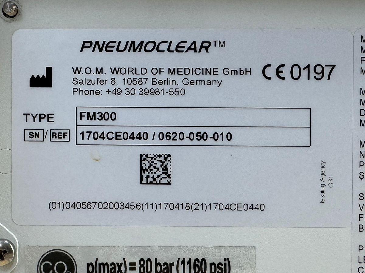 Used Stryker Pneumo Clear Plus CO2 Conditioning Insufflator YOM: 2017 