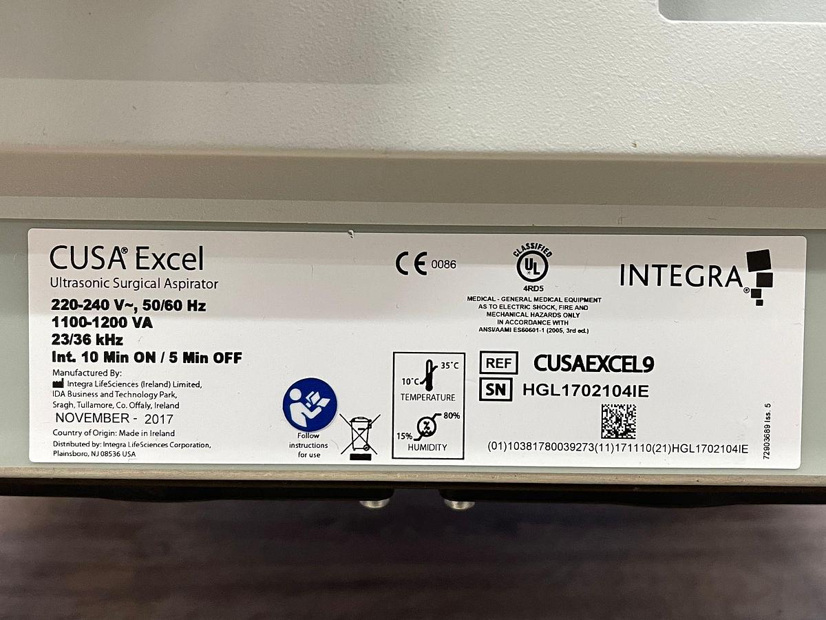Used Cusa Excel + YOM: 2017 SN: HGL1702104lE