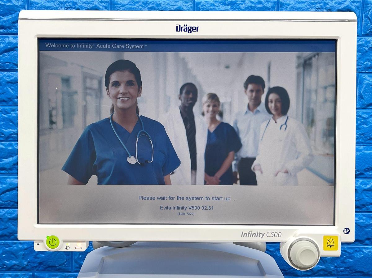 Used Dräger Evita Infinity V500 Ventilator YOM: 2014