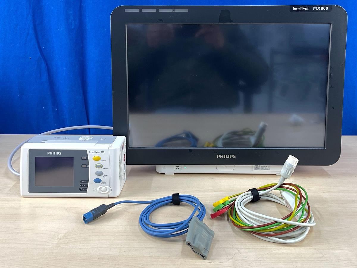 Used Philips IntelliVue MX 800 Patient Monitor YOM: 2013