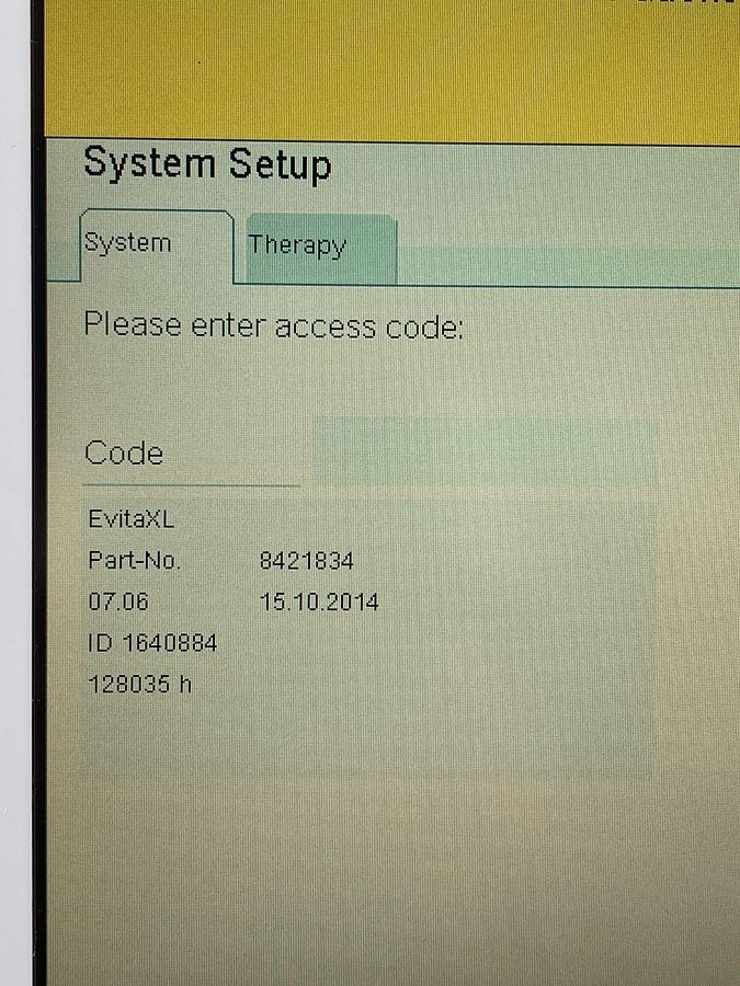 Used 9X Dräger Evita XL Ventilator