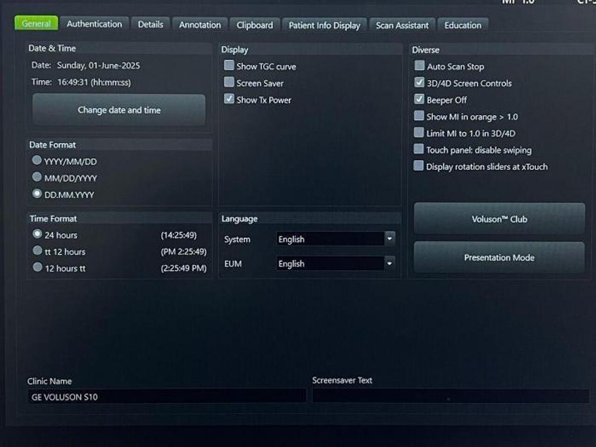 Used 2018 - GE Voluson S10