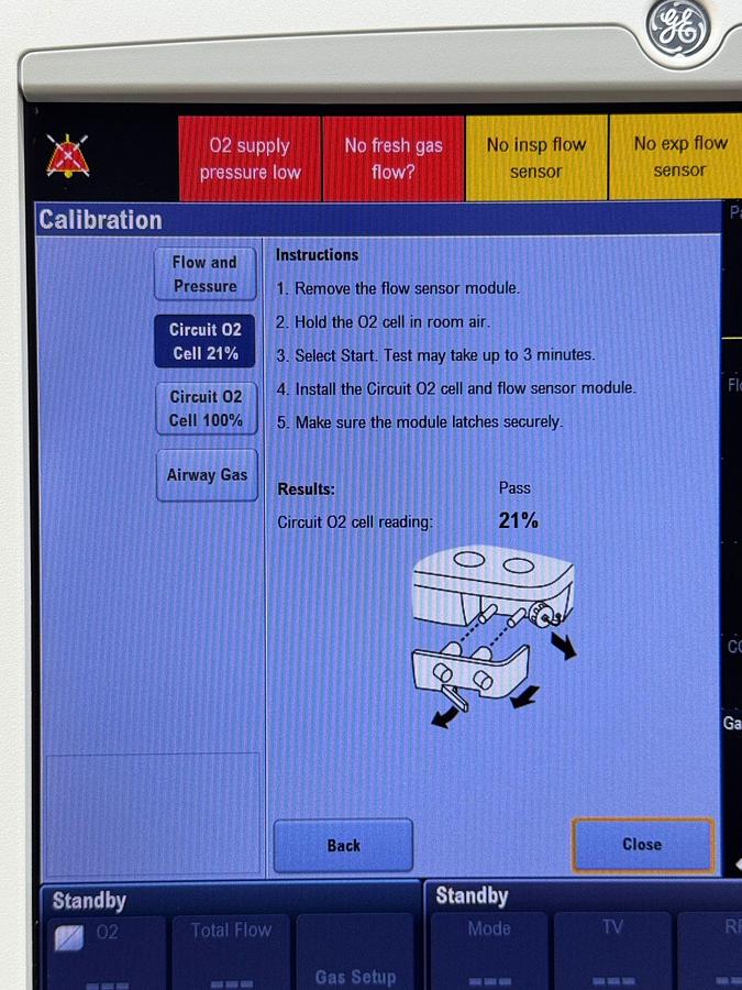 Used GE Avance CS2 Anesthesia YOM: 2013