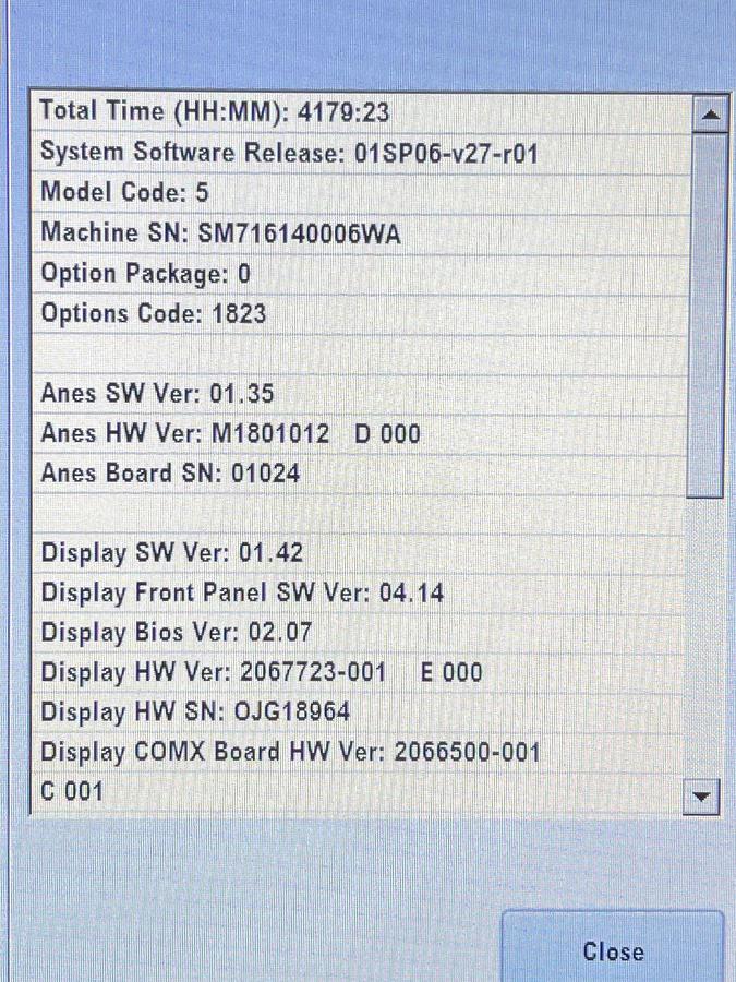 Used GE Datex-Ohmeda Carestation 650 YOM: 2016 