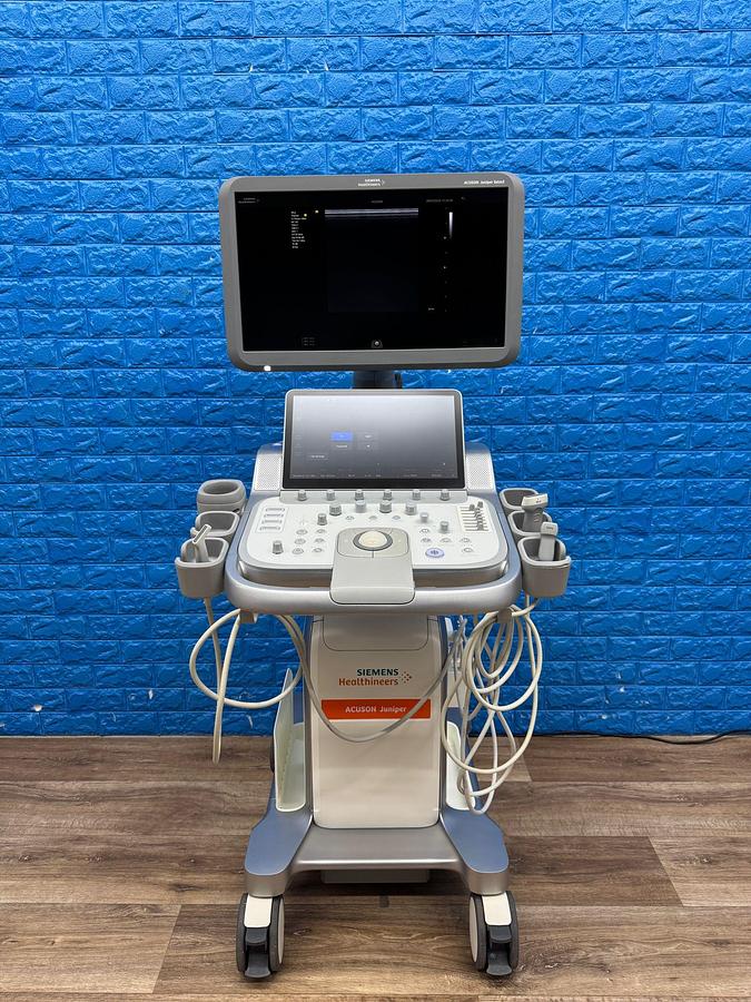 Used Siemens Healthineers Acuson Juniper Ultrasound YOM: 2018 Probe 10V4 YOM: 2018 16L4 YOM: 2019 18H5 YOM: 2018