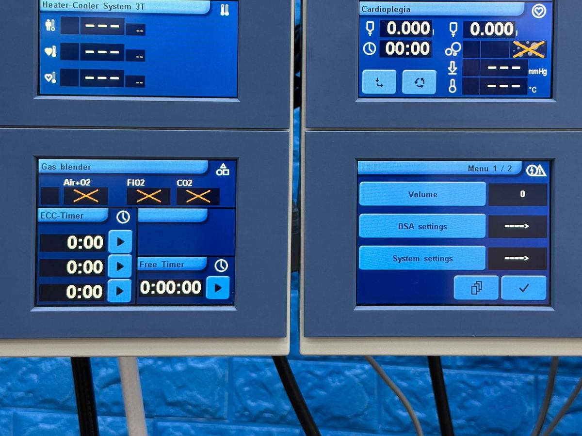 Used LivaNova Sorin Stockert S5 Heart Lung machine 2x S5 RP150 Pumps 2x S5 DRP85 Dual Pumps Sorin CP5 Sorin SP6 Bubble Detector SN: 28E03054 YOM: 2013