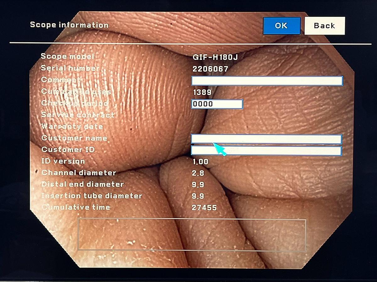 Used OLYMPUS CV-180/CLV-180 Tower with 2x Endoscopes