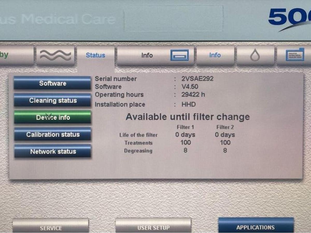 Used 2012 - FRESENIUS 5008S