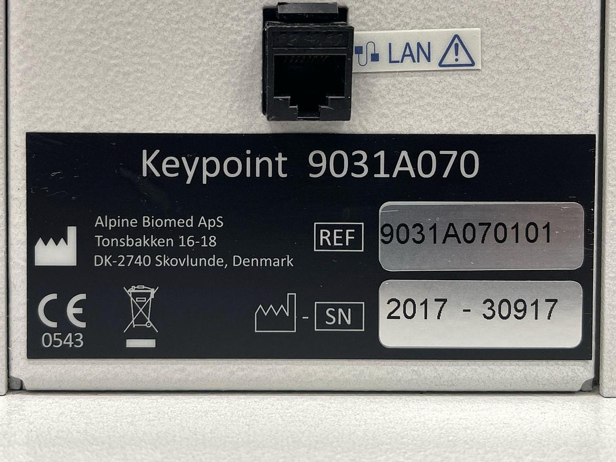 Used Keypoint G4 EMG  REF: 9031A070101 YOM: 2017