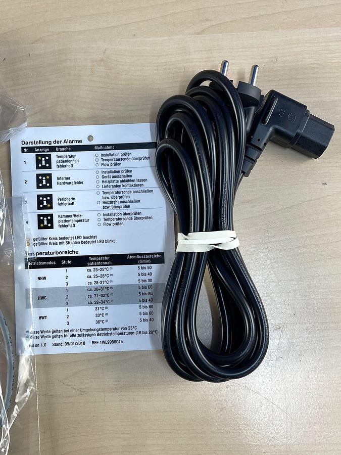 Used Lowenstein Prisma Vent Aqua REF: 100506 Brand New -3 pieces 