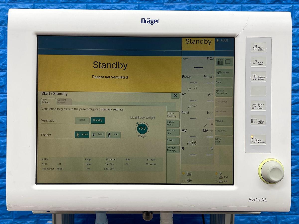 Used DRAEGER Evita XL Ventilator YOM: 2008