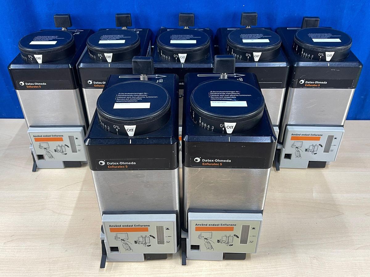 Used GE Datex-Ohmeda Tec 5 Enflurane