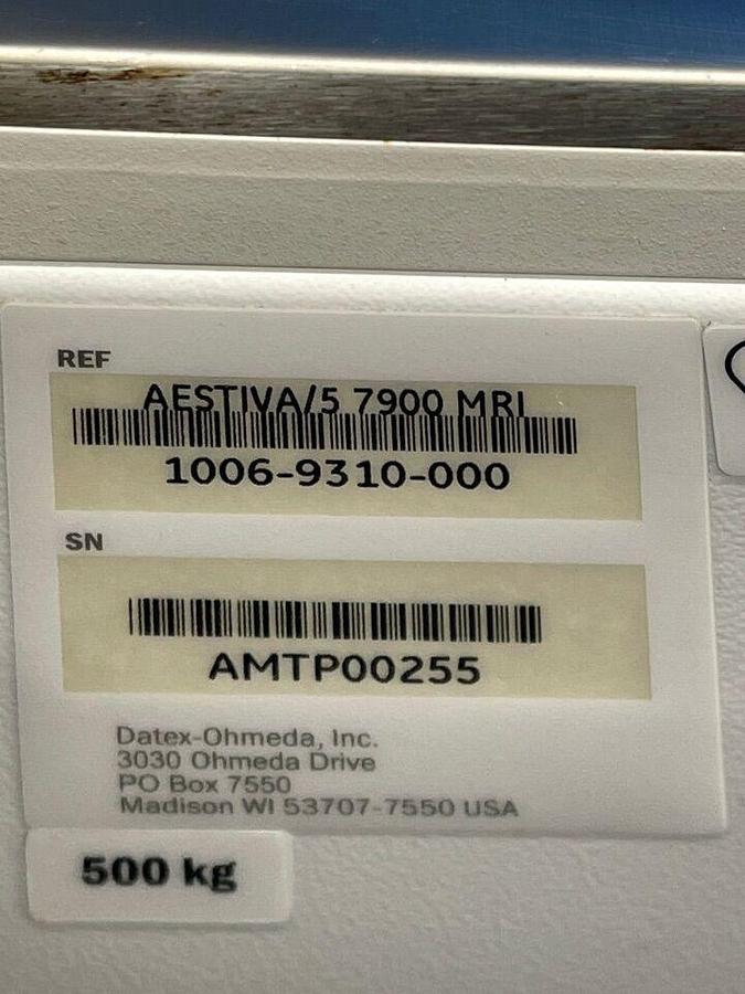 Used GE Datex-Ohmeda Aestiva/5 PSV PRO MRI YOM