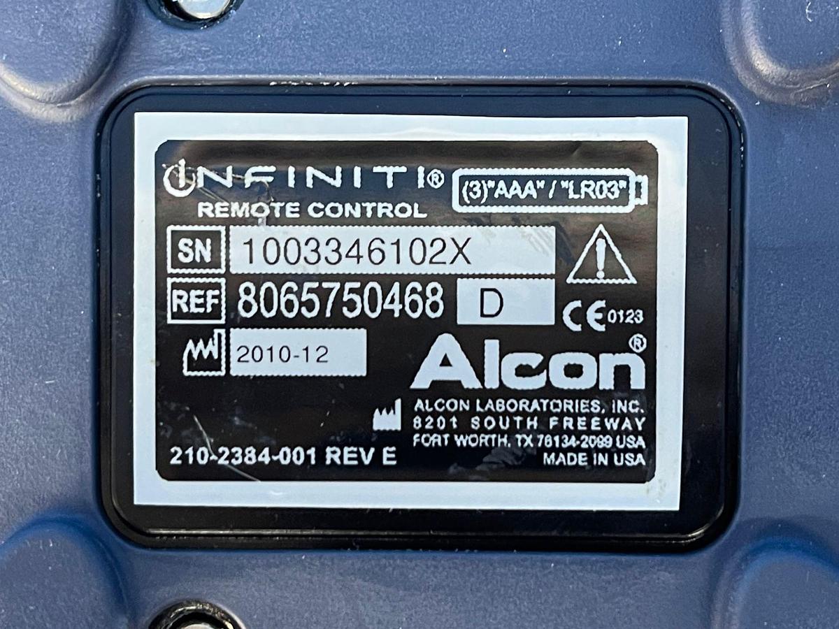 Used Alcon Infiniti YOM: 2011