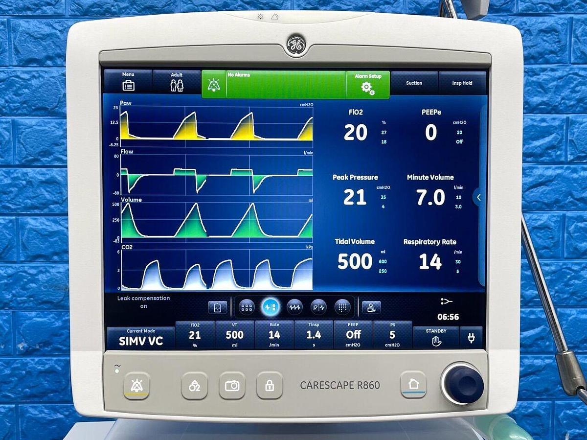 Used GE R860 Ventilator YOM