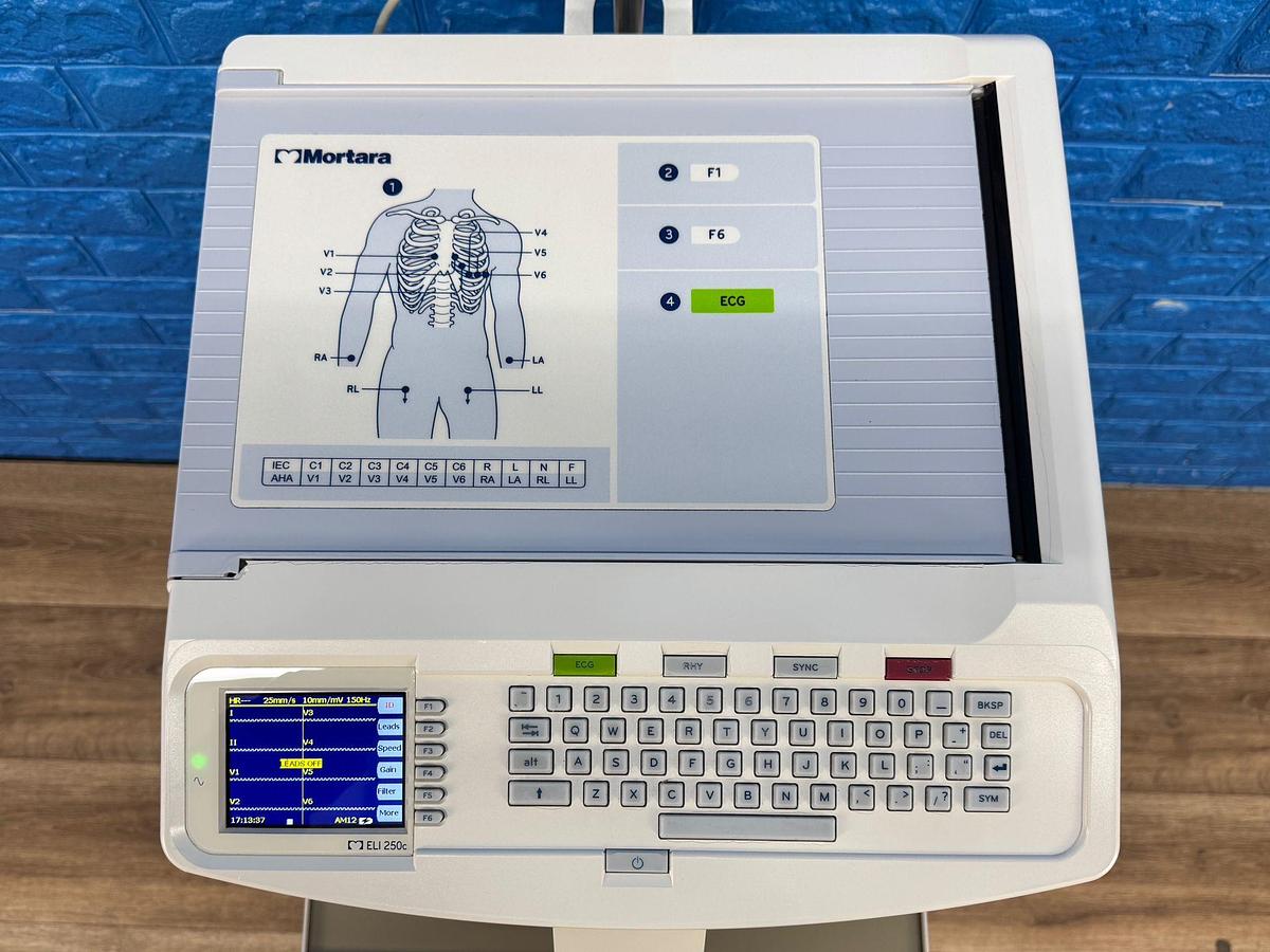 Used Mortara ELI 250c Electrocardiograph ECG REF: ELI250c-BCB-BAFAX 