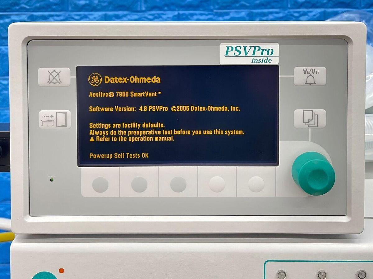 Used GE Datex-Ohmeda Aestiva/5 PSV PRO MRI YOM