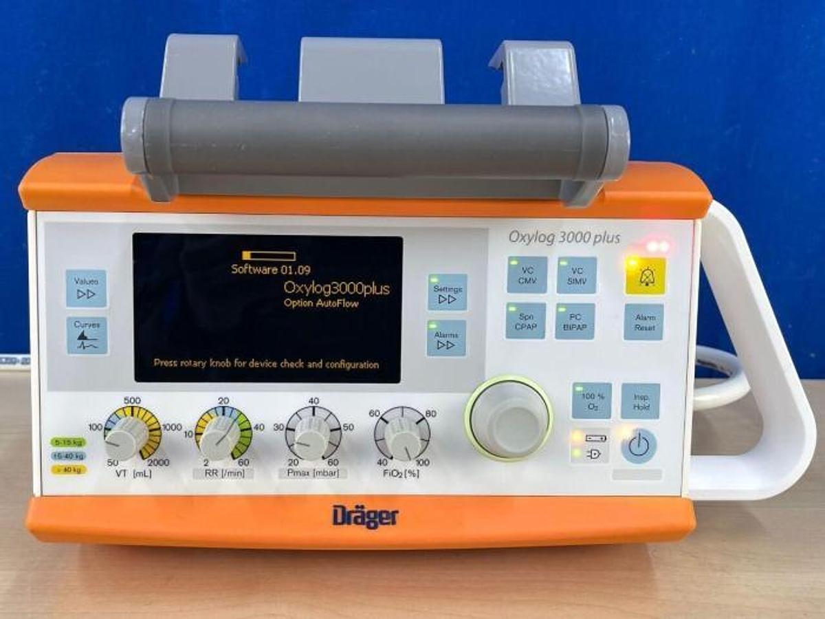 Used 2017 - DRAGER Oxylog 3000 PLUS