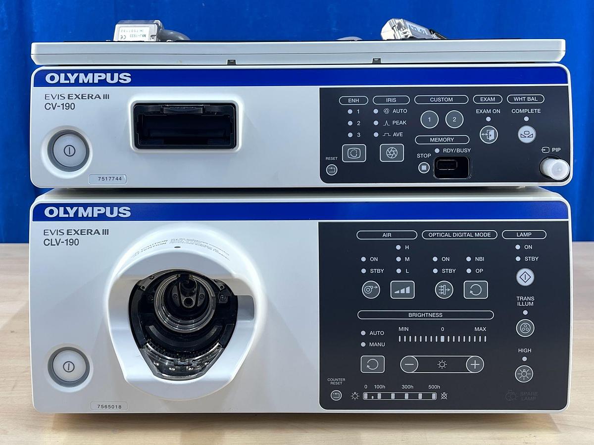 Used Olympus System Evis Exera III, Model: CV-190