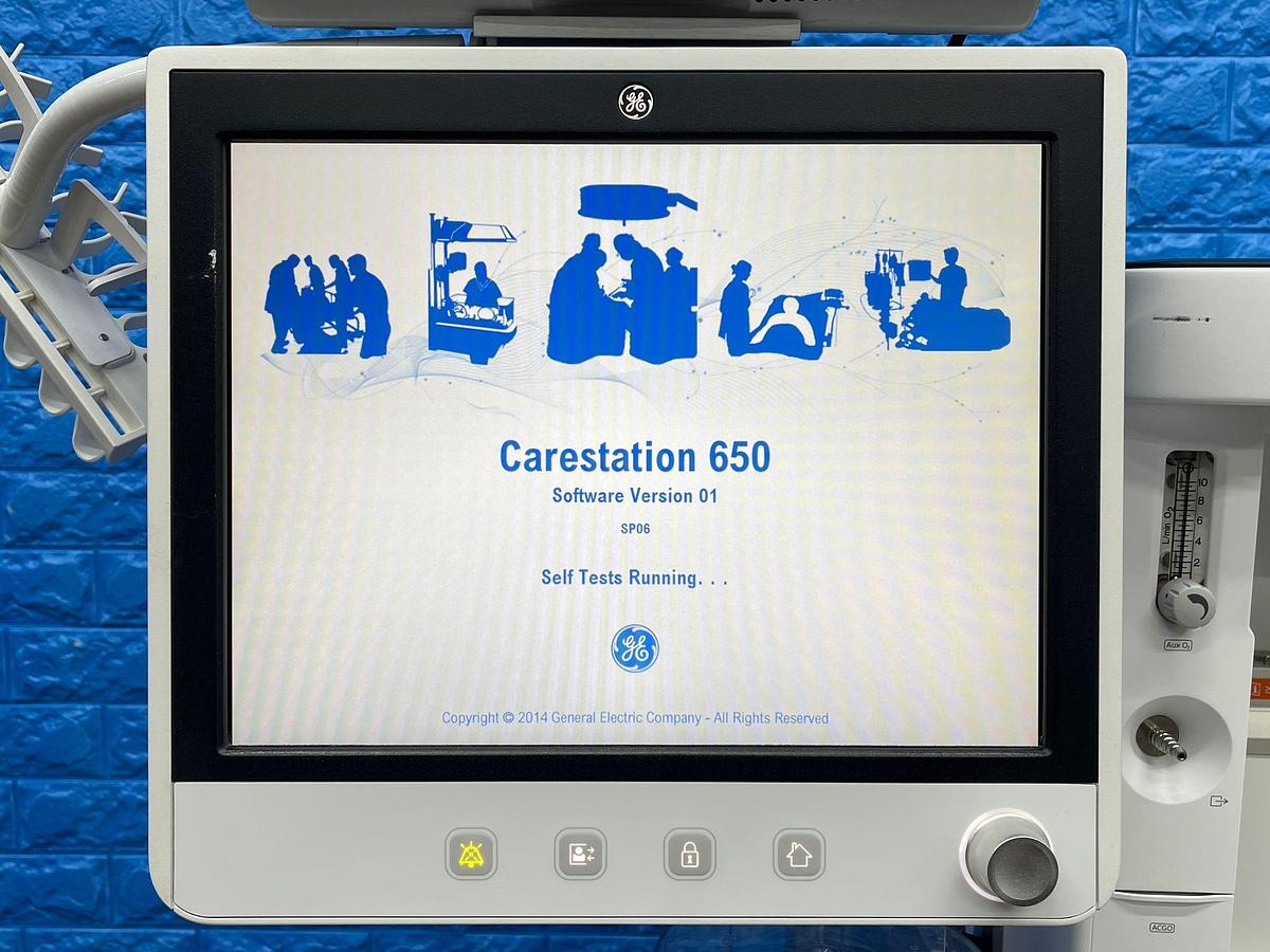 Used GE Datex Ohmeda Carestation 650 Anesthesia  YOM: 2015 