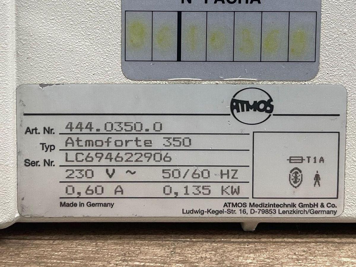 Used ATMOS Atmoforte 350 Pump