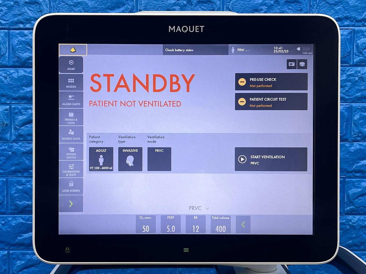 Used MAQUET Servo U Ventilator YOM:2016