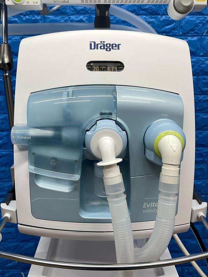 Used DRAEGER Evita Infinity V500 Ventilator YOM: 2017