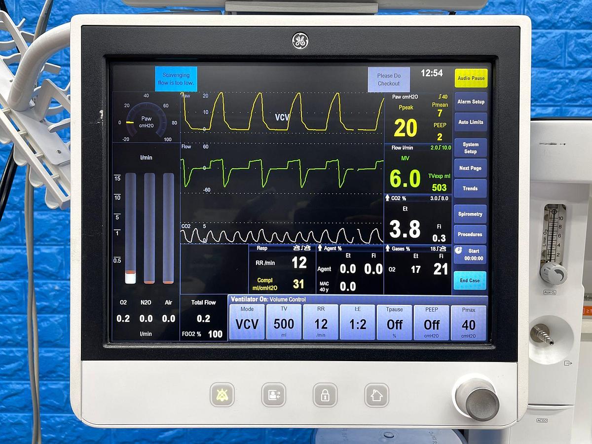 Used GE Datex Ohmeda Carestation 650 Anesthesia  YOM: 2015 