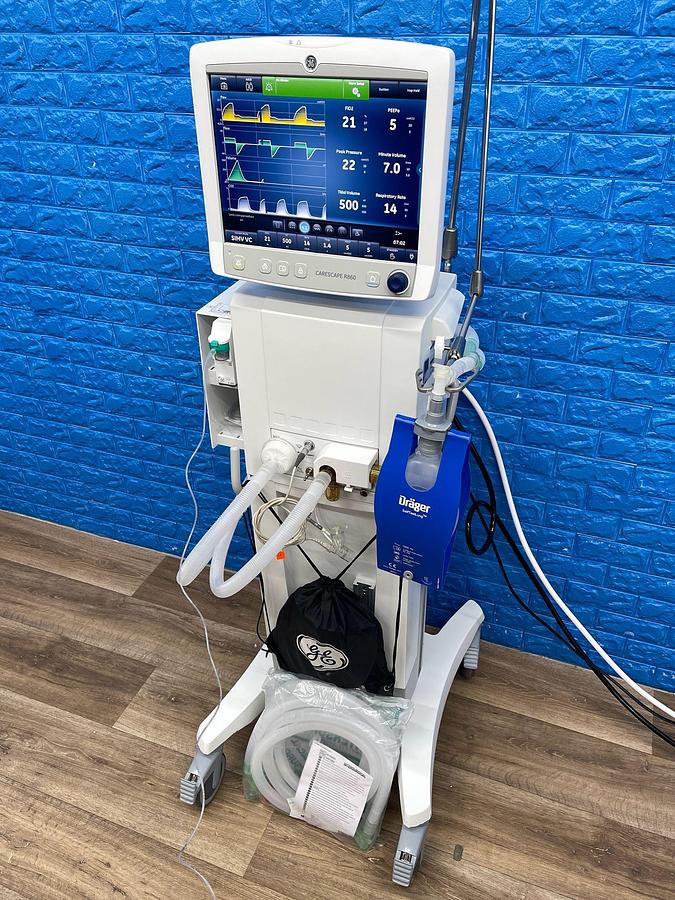 Used GE R860 Ventilator HR: 10203 YOM: 2020