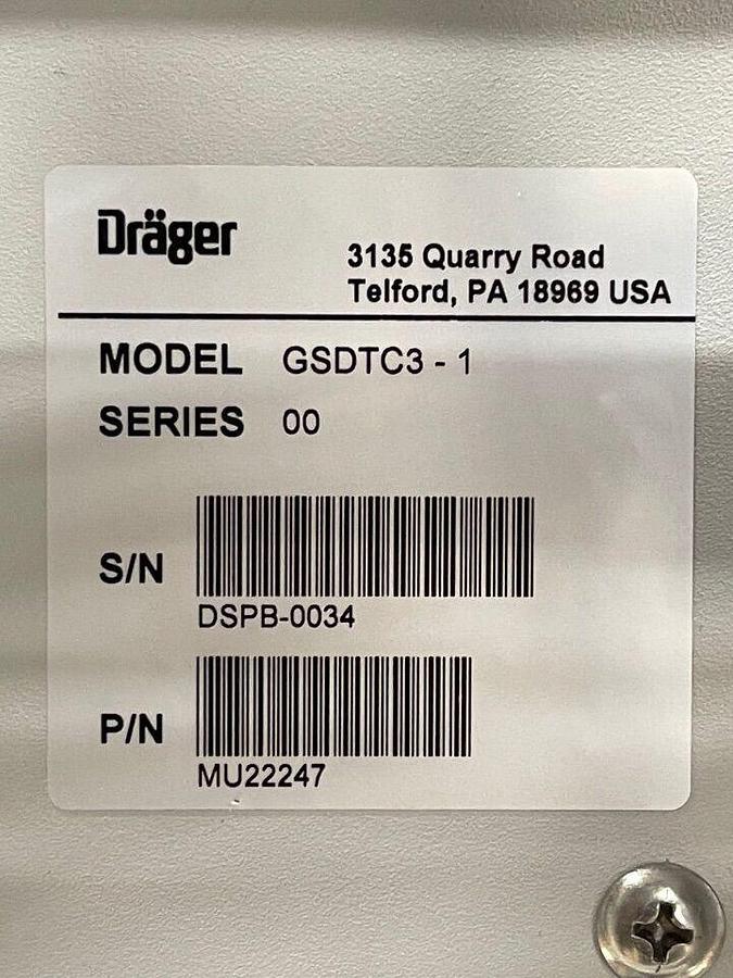 Used DRAEGER Dräger Resuscitaire YOM