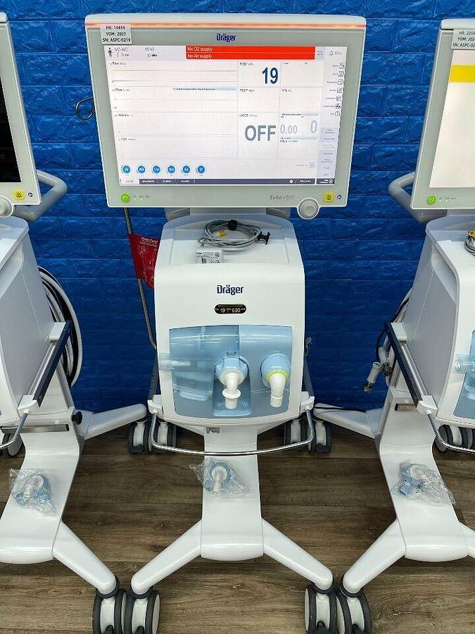Used DRAEGER Dräger Evita V800 Ventilator YOM