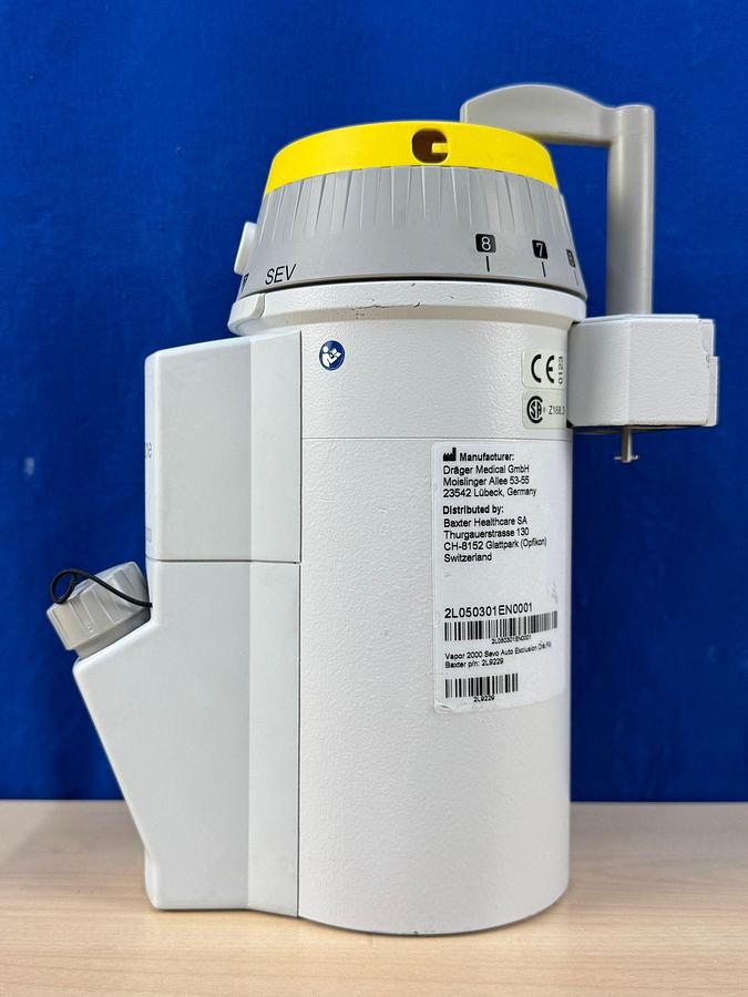 Used Dräger 2000 SevoFlurane Vaporizer YOM: 2014
