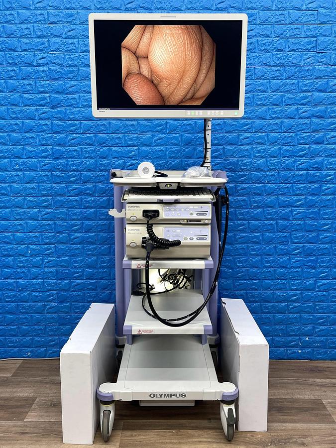 Used OLYMPUS CV-180/CLV-180 Tower with 2x Endoscopes