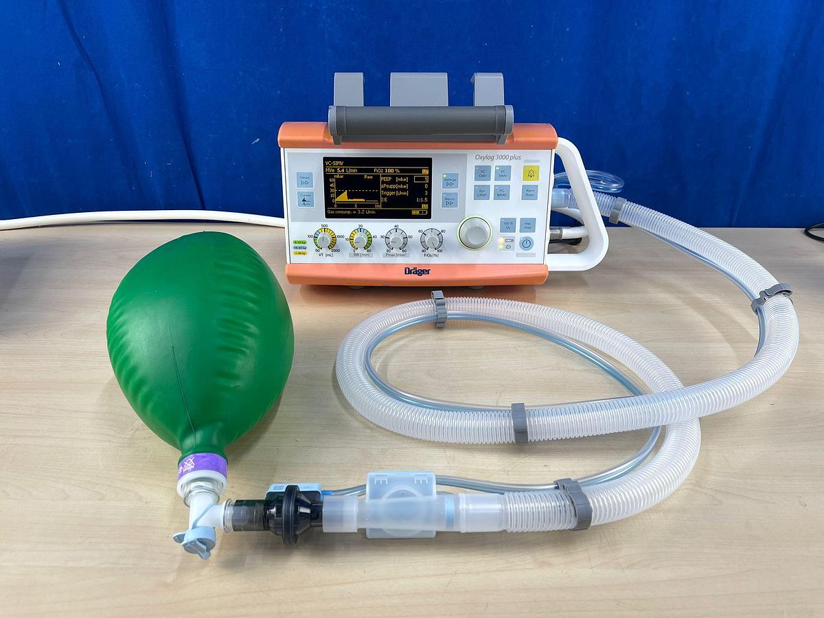 Used Dräger Oxylog 3000 Plus YOM: 2015