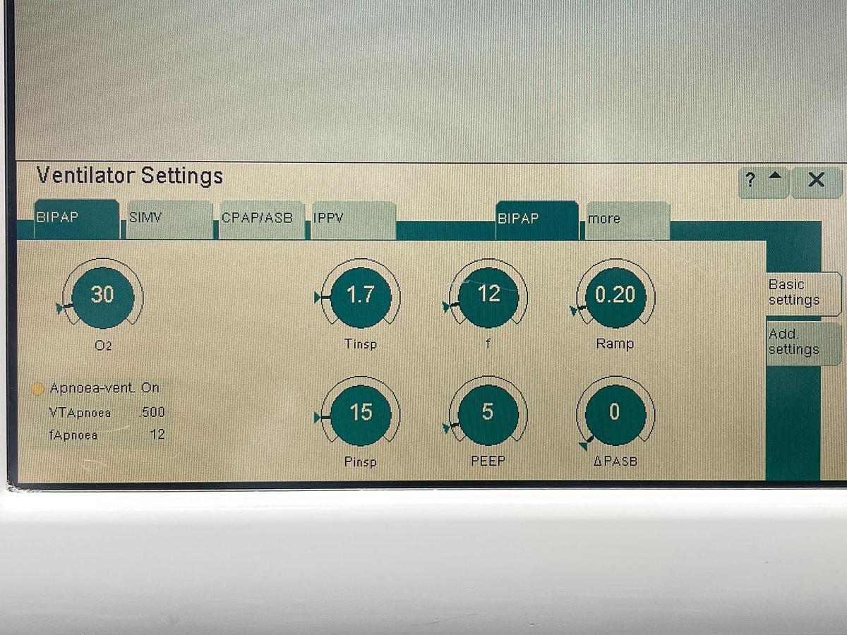 Used 9X Dräger Evita XL Ventilator