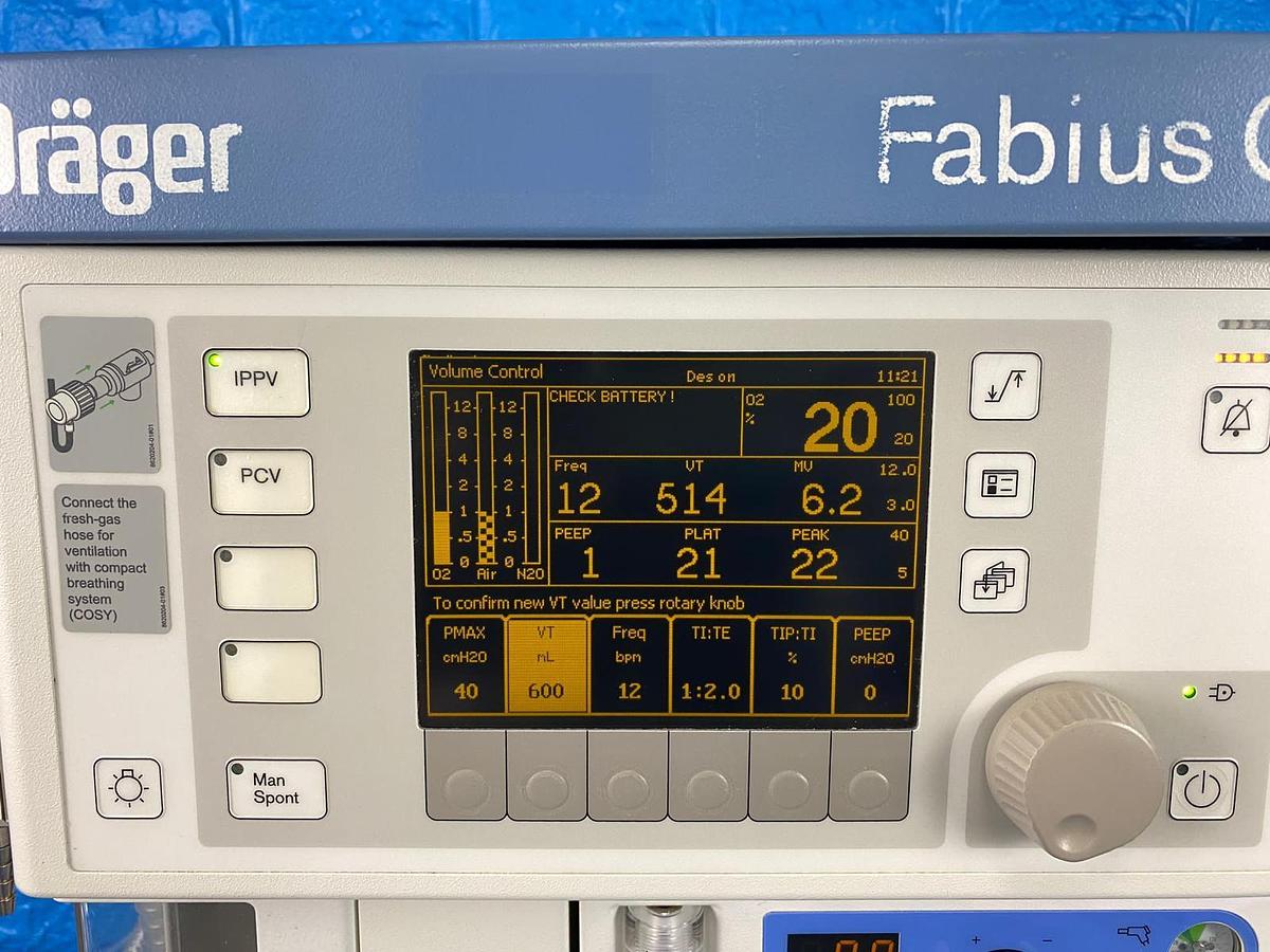 Used Dräger Fabius GS YOM: 2005