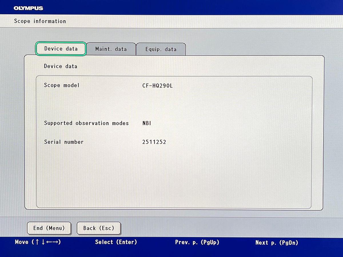 Used Scope Model: CF-HQ290L