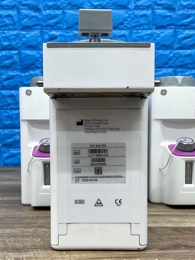 Used GE TEC 850 ISO Vaporiser  Total: 8 pieces  YOM: 2021  -1 piece  YOM: 2020 -7 pieces