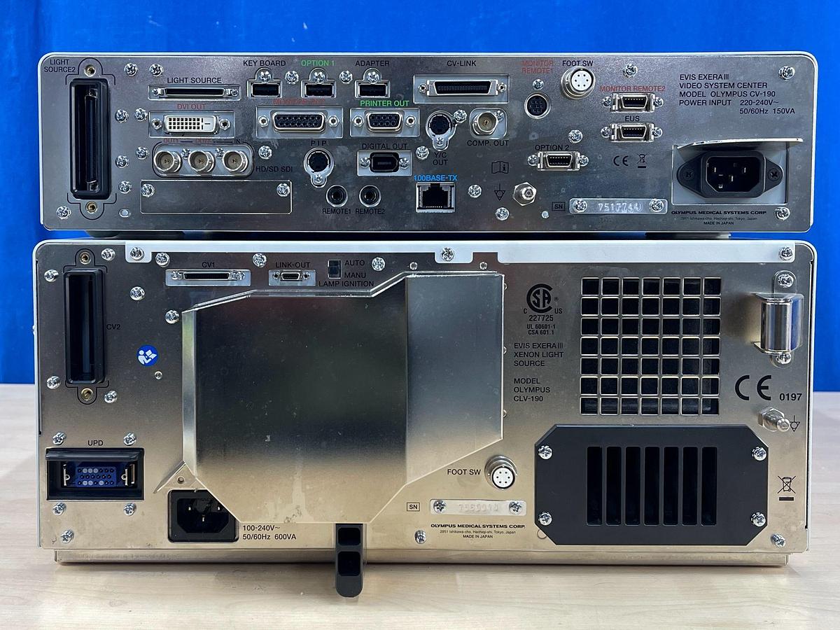 Used Olympus System Evis Exera III, Model: CV-190