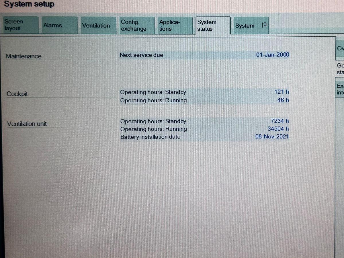 Used Dräger V500 Ventilator  YOM: 2013 