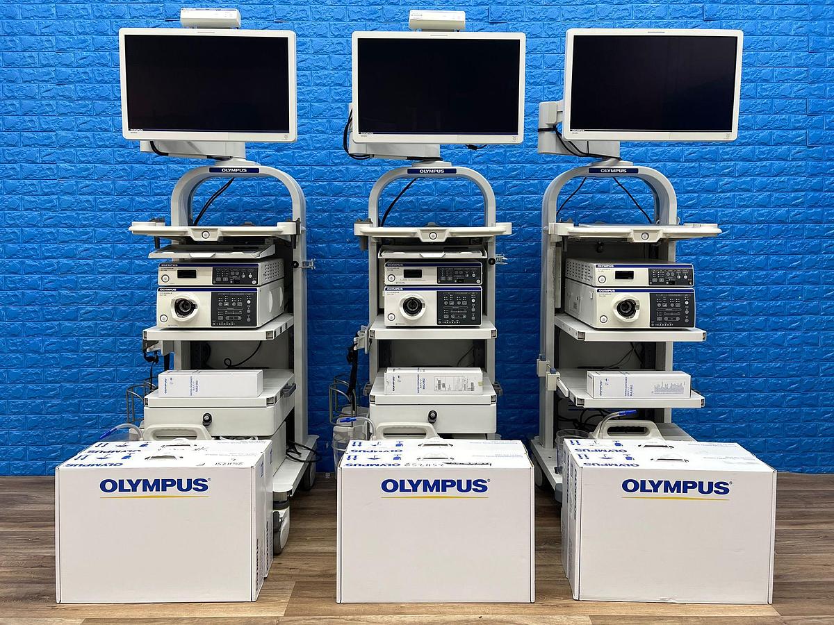 Used Olympus CV-190 with CLV-190 Endoscopy Tower 