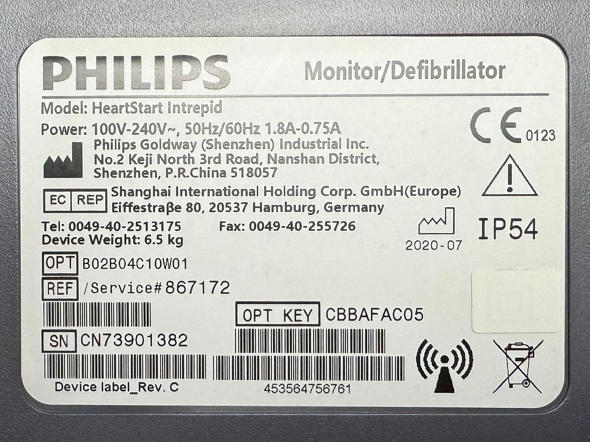 Used Philips HeartStart Intrepid Defibrillator YOM: 2020 
