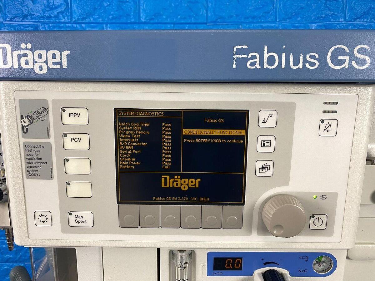 Used Dräger Fabius GS YOM: 2005