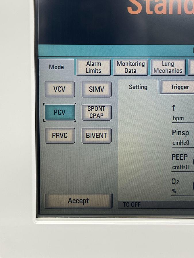 Used Aeonmed Ventilator VG 70, YOM: 2020, Include: Fisher and Paykel