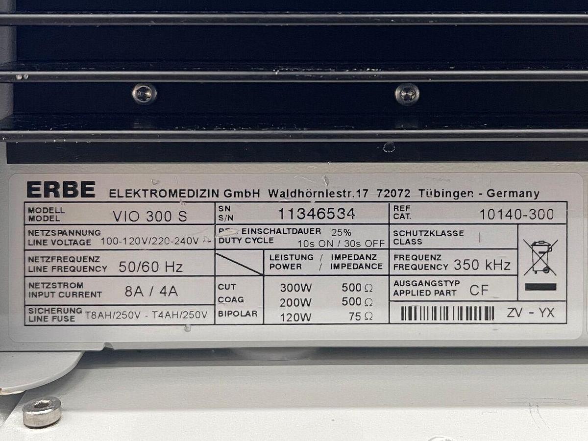 Used ERBE VIO 300 S
