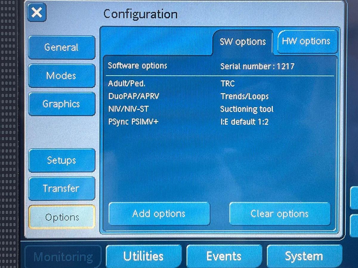 Used Hamilton C2 Ventilator